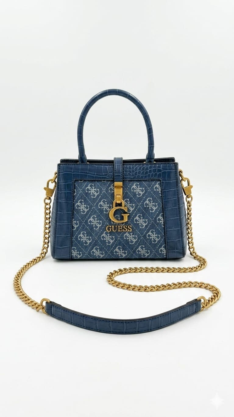 حقيبة GUESS G James Logo Mini Satchel جينز حجم صغير