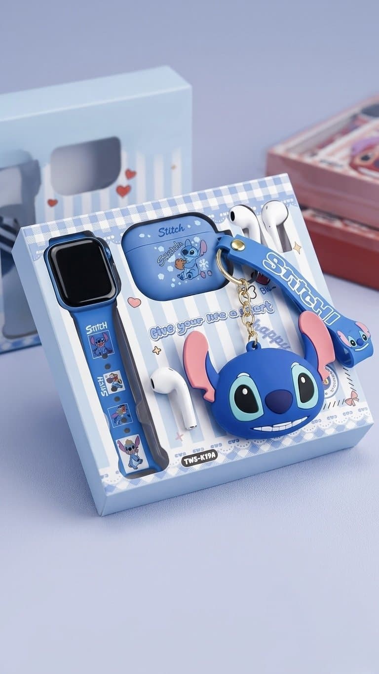 مجموعة هدايا إكسسوارات مستوحاة من شخصية STITCH